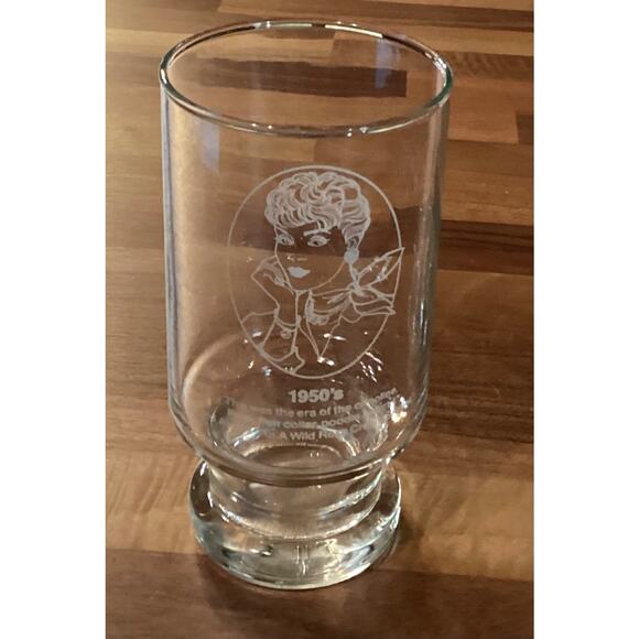 Avon Advertising Tumblers Gibson Girl Flapper Age Fashion Set of 3 Glasses 5.5” - Picture 9 of 9